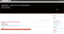 Desktop Screenshot of comandosdeportugal.blogspot.com