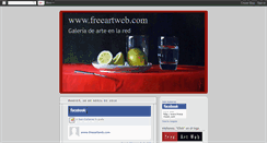 Desktop Screenshot of freeartweb.blogspot.com
