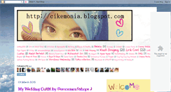 Desktop Screenshot of cikemonia.blogspot.com