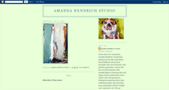 Desktop Screenshot of amandahendrichstudio.blogspot.com