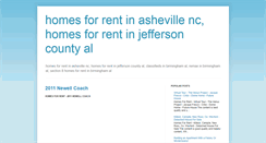 Desktop Screenshot of homesforrentinashevillenc.blogspot.com