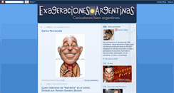 Desktop Screenshot of exageraciones-argentinas.blogspot.com