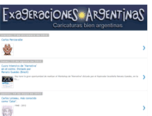 Tablet Screenshot of exageraciones-argentinas.blogspot.com