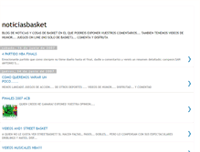 Tablet Screenshot of noticiasbasket.blogspot.com