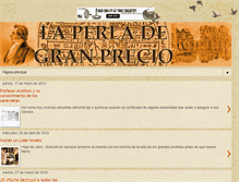 Tablet Screenshot of laperladegranprecio.blogspot.com