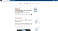 Desktop Screenshot of annapoliskarateclub.blogspot.com