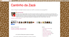 Desktop Screenshot of cantinhodazaza.blogspot.com