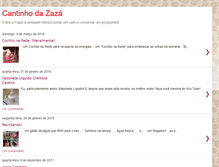 Tablet Screenshot of cantinhodazaza.blogspot.com