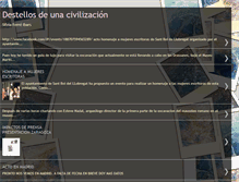 Tablet Screenshot of destellosdeunacivilizacion.blogspot.com