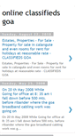 Mobile Screenshot of classifiedsgoa.blogspot.com