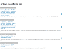 Tablet Screenshot of classifiedsgoa.blogspot.com