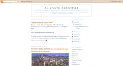 Desktop Screenshot of alicanteaventura.blogspot.com