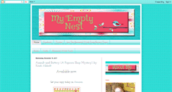 Desktop Screenshot of myemptynesting.blogspot.com