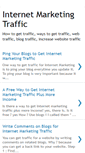 Mobile Screenshot of internetmarketingtraffic.blogspot.com