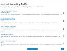 Tablet Screenshot of internetmarketingtraffic.blogspot.com