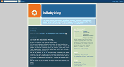 Desktop Screenshot of lullaby-blog.blogspot.com