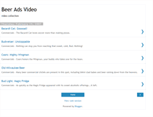 Tablet Screenshot of beer-ads-video.blogspot.com