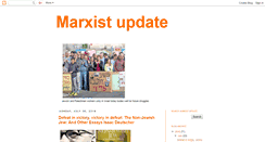 Desktop Screenshot of marxistupdate.blogspot.com