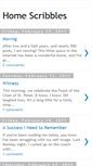 Mobile Screenshot of homescribbles.blogspot.com