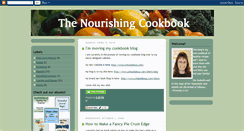Desktop Screenshot of nourishingcookbook.blogspot.com