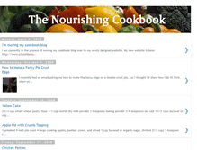 Tablet Screenshot of nourishingcookbook.blogspot.com