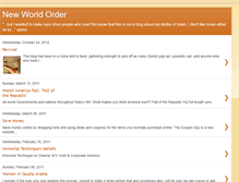 Tablet Screenshot of new-world-oder.blogspot.com