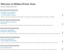 Tablet Screenshot of oki-data-printer.blogspot.com