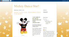 Desktop Screenshot of mickey-dance-star.blogspot.com