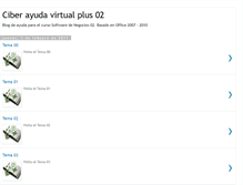 Tablet Screenshot of ciberayudavirtualplus2.blogspot.com