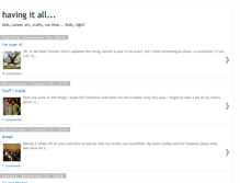Tablet Screenshot of havingitall-maggie.blogspot.com