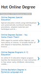 Mobile Screenshot of onlinedegree-blog.blogspot.com