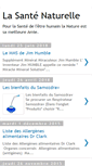 Mobile Screenshot of lasantenaturelle.blogspot.com