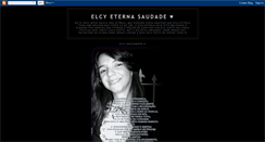 Desktop Screenshot of elcysaudades.blogspot.com