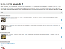 Tablet Screenshot of elcysaudades.blogspot.com