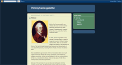 Desktop Screenshot of pennsylvaniagazette.blogspot.com
