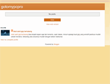 Tablet Screenshot of gotomypcpro.blogspot.com
