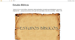 Desktop Screenshot of estudosbiblicos.blogspot.com