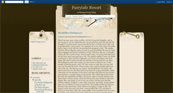 Desktop Screenshot of fairytale-resort.blogspot.com