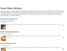 Tablet Screenshot of downhomerecipes.blogspot.com