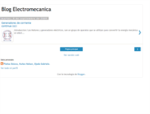 Tablet Screenshot of blog-electromecanica.blogspot.com