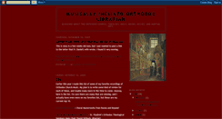 Desktop Screenshot of orthodoxlibrarian.blogspot.com