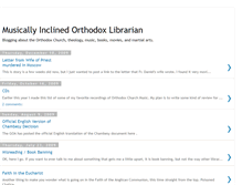 Tablet Screenshot of orthodoxlibrarian.blogspot.com