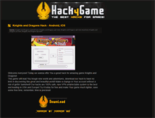 Tablet Screenshot of hack4gameblog.blogspot.com