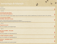 Tablet Screenshot of antropologiadeeducacao.blogspot.com