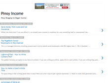 Tablet Screenshot of pinoyincome.blogspot.com