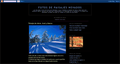 Desktop Screenshot of paisajesnevados.blogspot.com