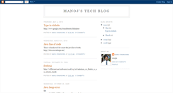 Desktop Screenshot of manojdhanushkatech.blogspot.com