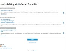 Tablet Screenshot of multistalkingcallforaction.blogspot.com