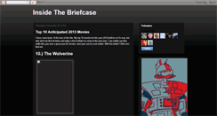 Desktop Screenshot of insidethebriefcase.blogspot.com