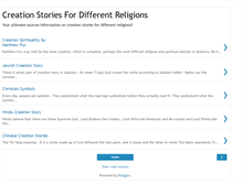 Tablet Screenshot of creation-stories-different-religions.blogspot.com